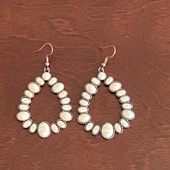 Bronze Drop Earrings Boho Western Style Drop - Picture 1 of 4